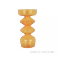 Colored Candle Glass Holders custom colored Scandi glass candle holder candlestick Factory